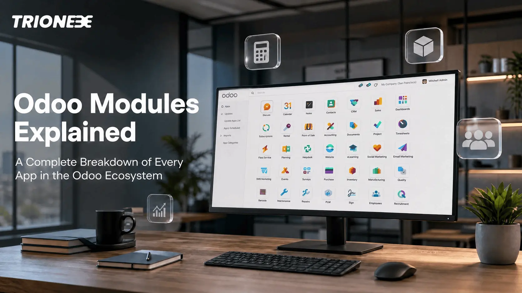 The Complete Breakdown of odoo modules list for every app