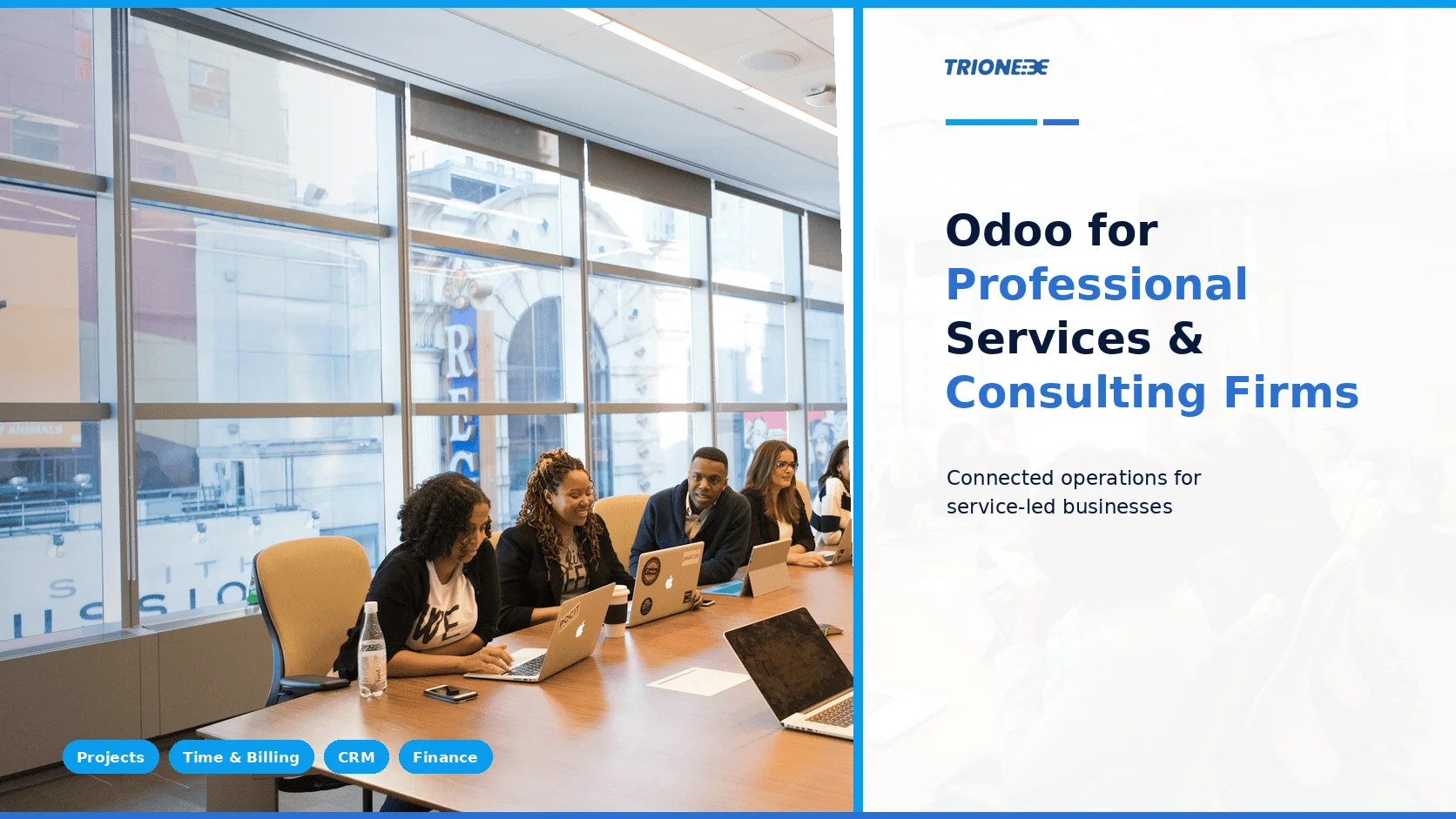 Odoo for professional services
